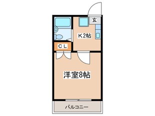 コーポミルキーウェイの物件間取画像